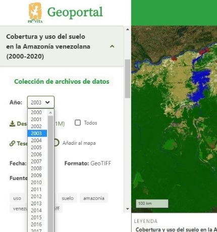 Provita actualiza su Geoportal para facilitar la descarga de las colecciones de archivos